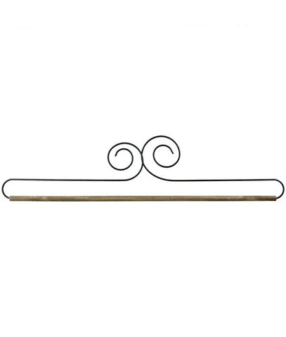 18 inch Double Scroll w/dowel