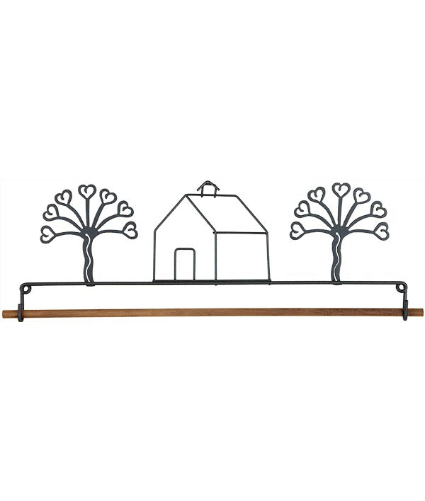 Schoolhouse Heart Tree Fabric Holder