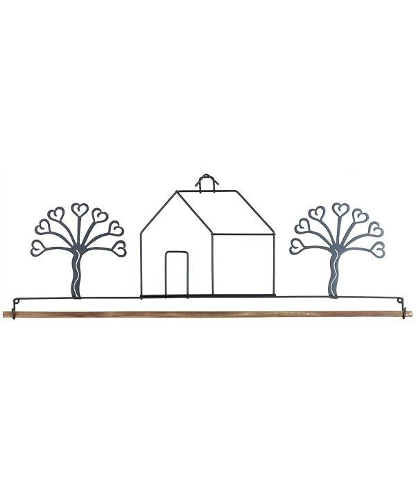 Schoolhouse Heart Tree Fabric Holder