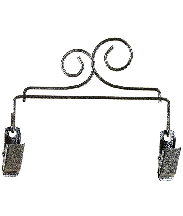 Double Scroll Hanger with Clips