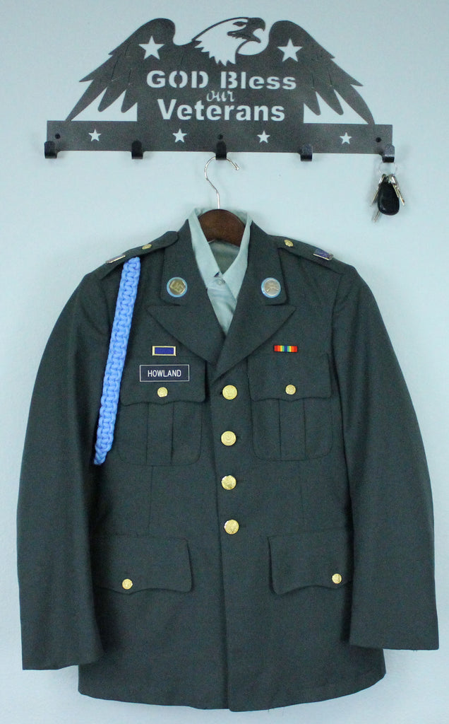 God Bless Our Veterans w/Hooks