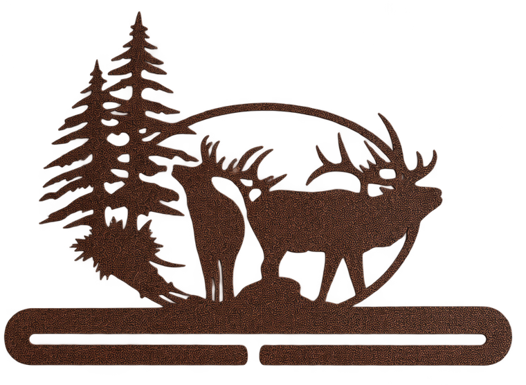 Deer Scene Split Bottom