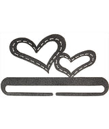 Stitched Hearts Split Bottom