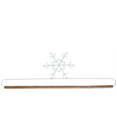 Snowflake Dowel Holder 16 inch