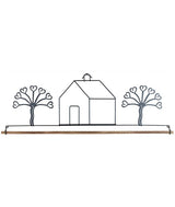 Schoolhouse Heart Tree Fabric Holder