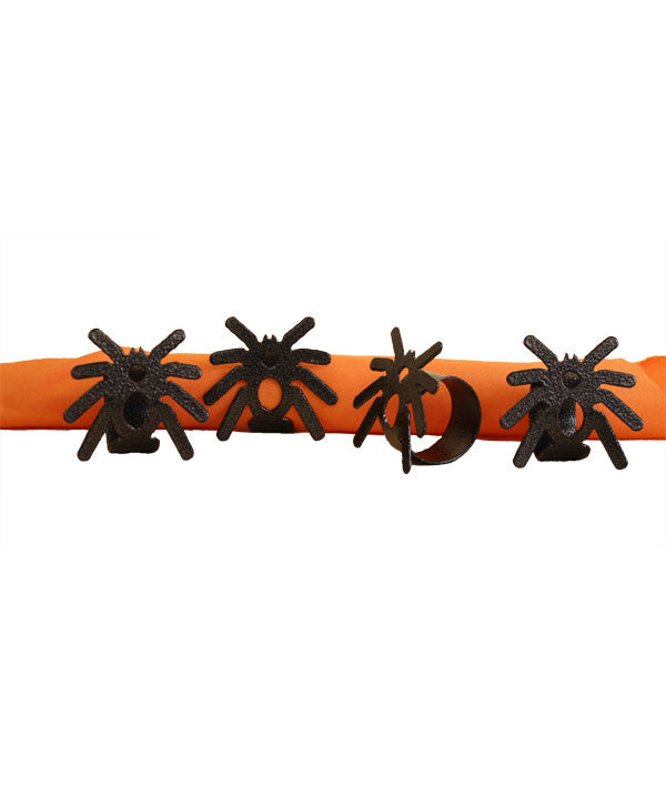 Spider Napkin Rings Set of Four