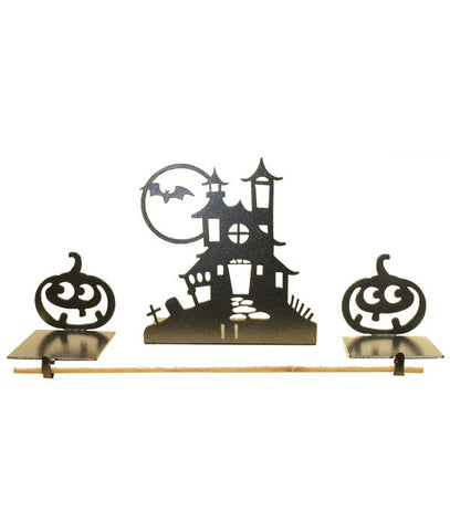 Haunted House Mantel Decor