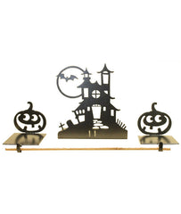 Haunted House Mantel Decor