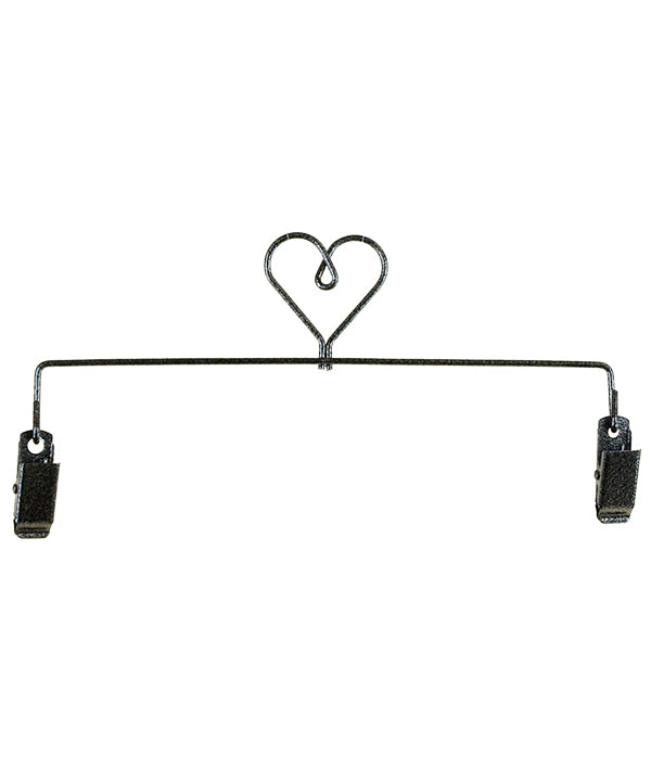 Heart Clip Holder Charcoal