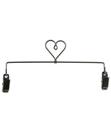 Heart Clip Holder Charcoal