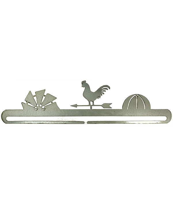 22 inch Weathervane Split Botttom Gray