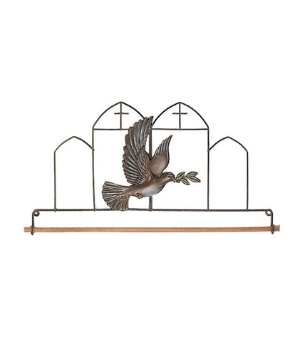 12 inch Dove Fabric Holder
