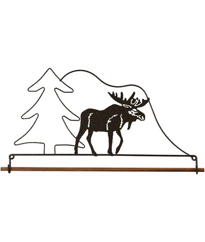 12 inch Moose Fabric Holder