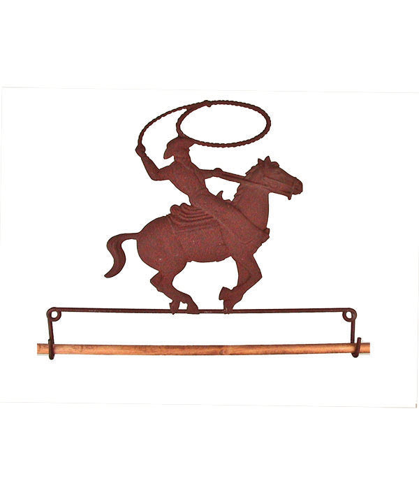 Cowboy on Horse Fabric Holder