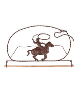 Cowboy on Horse Fabric Holder