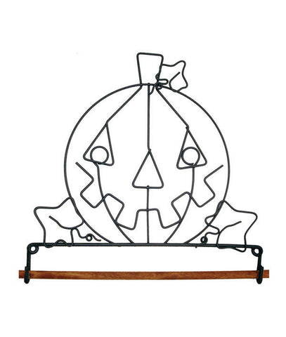 12 inch Gray Pumpkin Fabric Holder Discontinued
