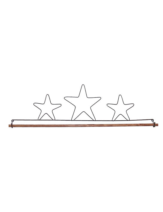 12 inch Gray 3-Star Fabric Holder