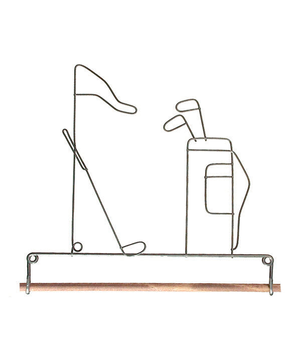 7.5 inch Gray Golf Fabric Holder