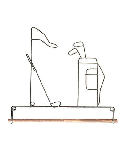 7.5 inch Gray Golf Fabric Holder